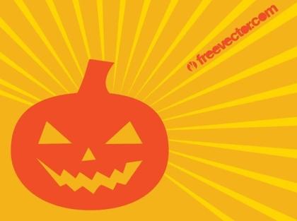 Halloween Pumpkin Character Free Vector
