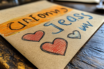 Hand-Drawn Love Note