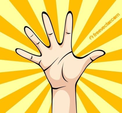 Hand Palm Free Vector