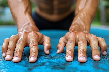 Hands In Press Position