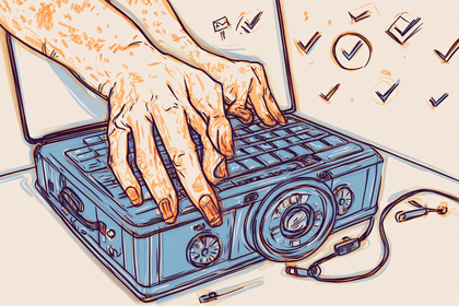 Hands on Projector Keyboard