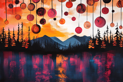 Hanging Orbs Landscape