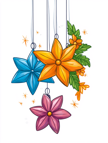 Hanging Star Flowers