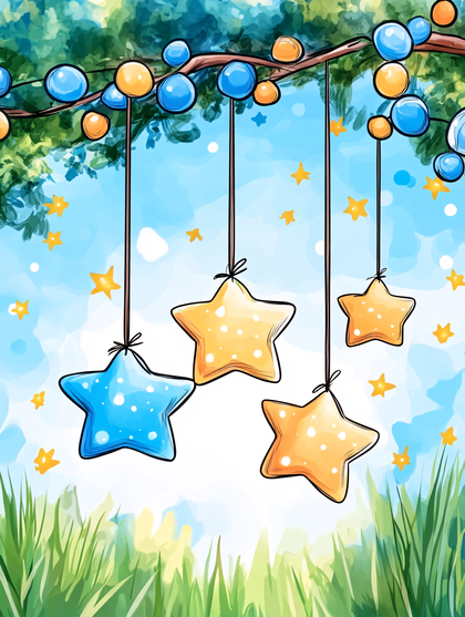 Hanging Star Ornaments