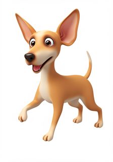 Happy Cartoon Dog