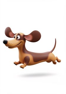 Running Dachshund