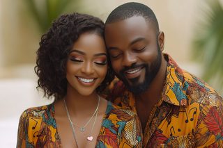 Happy African American Couple