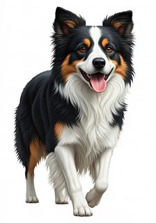 happy australian shepherd