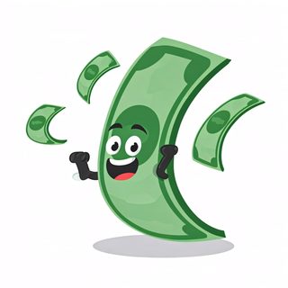 happy money mascot