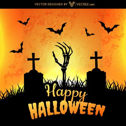 Happy Halloween Art Free Vector