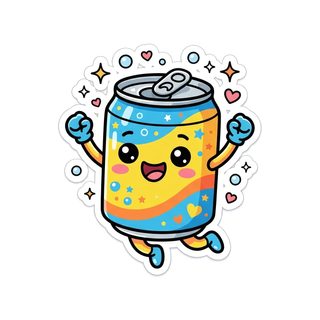 kawaii soda character