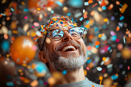 Happy Man Celebrating