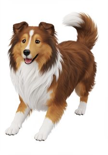 shetland sheepdog portrait