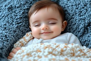 sleeping baby portrait