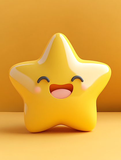 Happy Star Emoji