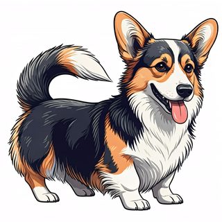 happy-tri-color-corgi