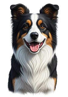australian shepherd portrait