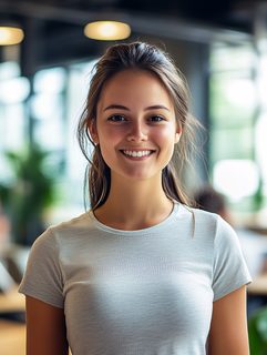 Happy Young Woman Portrait