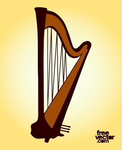 Harp Free Vector