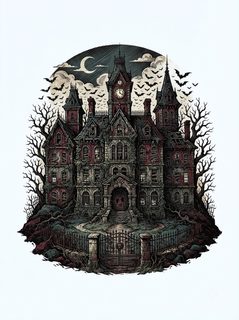 haunted gothic mansion