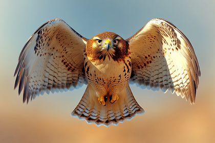 Hawk In Flight
