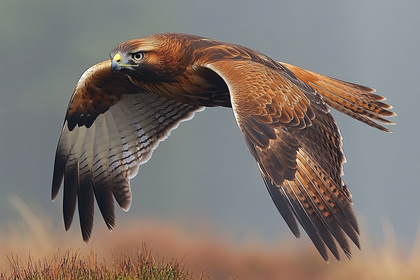 Hawk In Flight