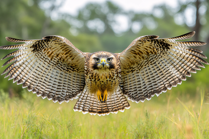 Hawk In Flight