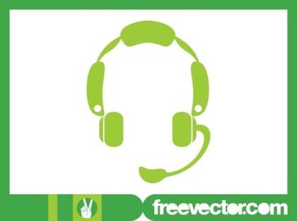 Headset Icon Free Vector