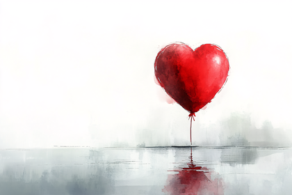 Heart Balloon Reflections