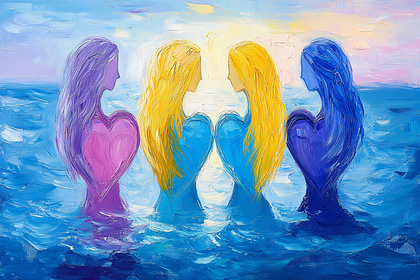Heart Figures in Water