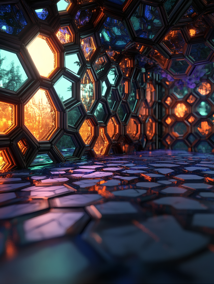 Hexagonal Portal to Another World