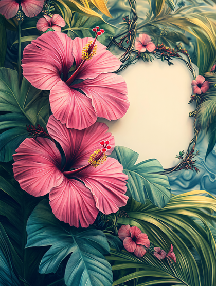 Hibiscus, Floral Art