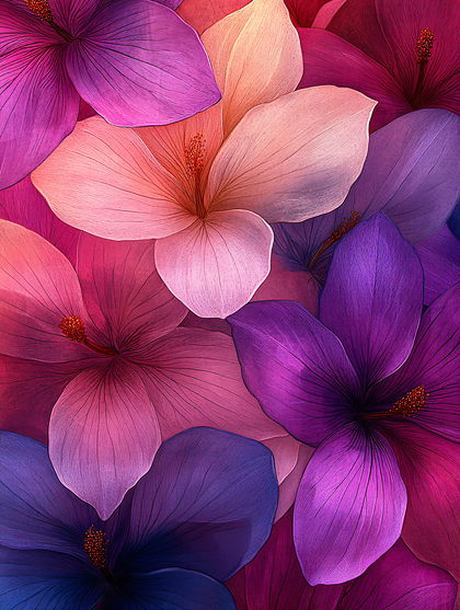 Hibiscus Floral Pattern