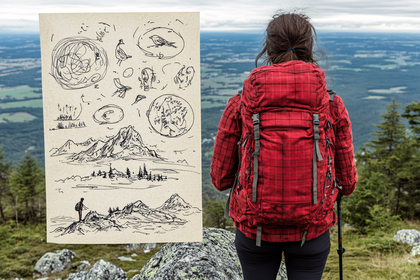 Hiking Sketch Overlay