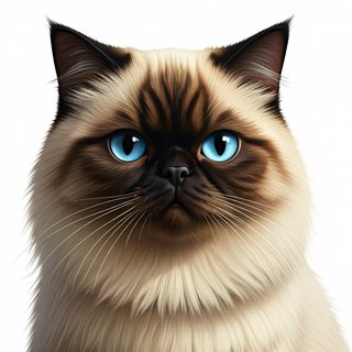 himalayan cat portrait