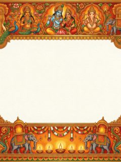 indian festival frame