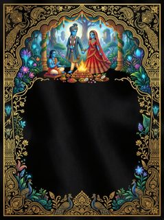 Hindu wedding frame