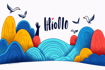 HioOlo Illustration with Birds