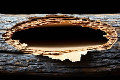 Free Download Hollow Log Texture Detail