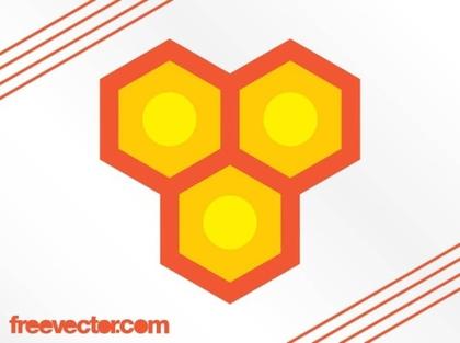 Honeycomb Logo Free Vector