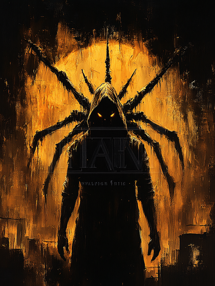 Hooded Figure with Spider Limbs
