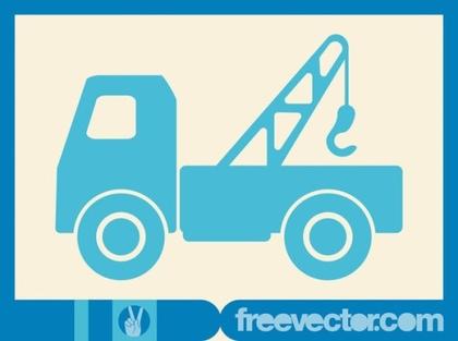 Hooklift Truck Free Vector