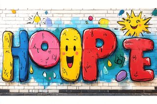 Hope Graffiti Art
