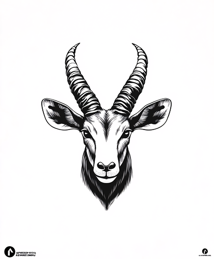 Horned Animal Head