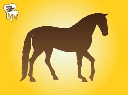 Horse Silhouette Image Free Vector
