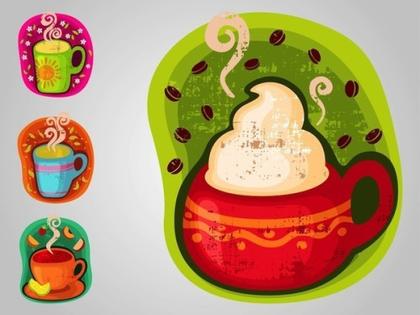 Hot Drinks Free Vector