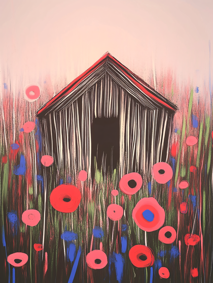 House Among Poppies