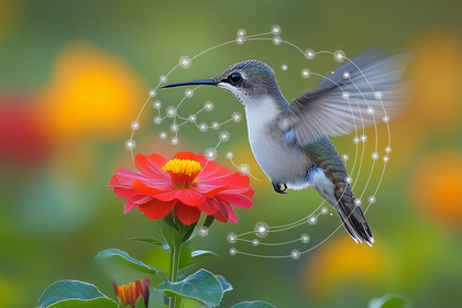 2 Hummingbird Flight Path | Free Vectors, Photos, Artwork Images ...