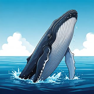 Breaching Humpback Whale