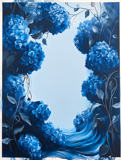 Hydrangea Bloom Frame